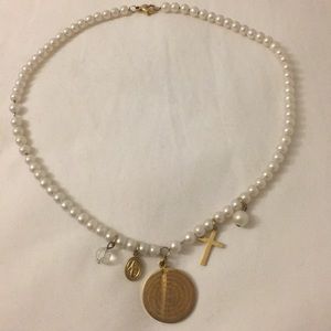 Spanish Holy Father Prayer Necklace-Padre Nuestro